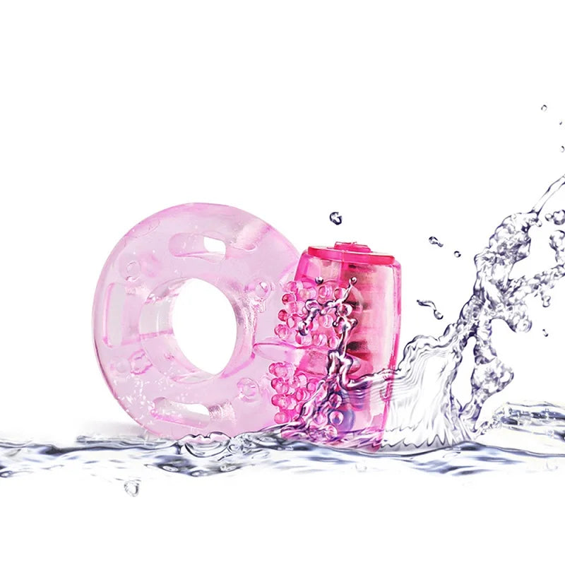 Butterfly Vibrating Penis Ring Silicone Cock Rings Vibrator Male Penis